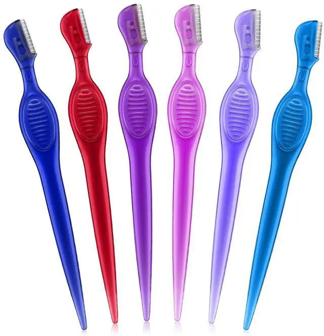 Main image of 24 Pieces Eyebrow Razor Mini Portable Eyebrow Shaver Multipurpose Face Razors Stainless Steel Makeup Face Care Tools with Precision Cover for Women Men Face Hair Removers