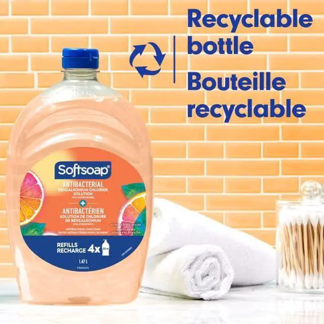 Alt view image 2 of 7 - Softsoap Antibacterial Refill 50oz Crisp Clean Scent