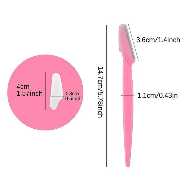 Alt view image 7 of 7 - Eyebrow Razor 62 Pcs Multipurpose Exfoliating Dermaplaning Tool Trimming and Shaving Grooming for Face and Eyebrow Shaper for Women and Man Mooerca