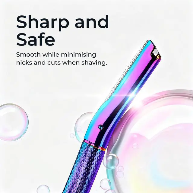 Alt view image 4 of 7 - ZOMCHI Eyebrow Razor for Women & Men, Precision Cover, Rainbow