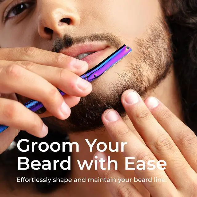 Alt view image 7 of 7 - ZOMCHI Eyebrow Razor for Women & Men, Precision Cover, Rainbow