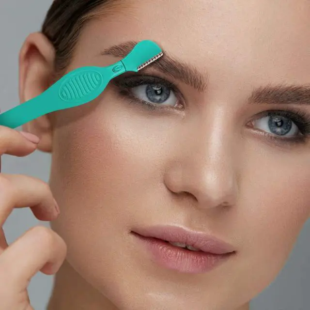 Alt view image 7 of 7 - Mudder 28 Pcs Eyebrow Razor Knife Shaver Trimmer Shaver Multipurpose Exfoliating Tool Facial Hair Removal for Women Valentine Gift Giving(Multi-Colors)