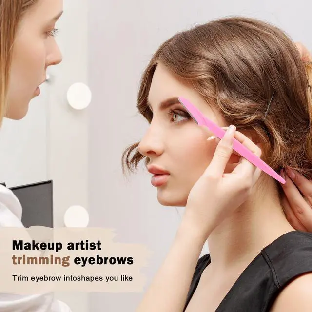 Alt view image 7 of 7 - 21 PCS Eyebrow Razor,Dermaplane Razor,Face Razors for Women and Men,Dermaplaning Tool for Face,3 Colors Facial Hair Shavers with Precision Cover,Facial Hair Remover for Women,Eyebrow Hair Trimmers