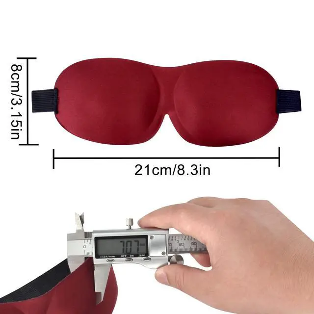 Alt view image 3 of 6 - AccEncyc 4 Pcs Sleep Mask 3D Eye Mask for Sleeping Eye Covers for Back and Side Sleeper at Travel, Sleep, Airplane