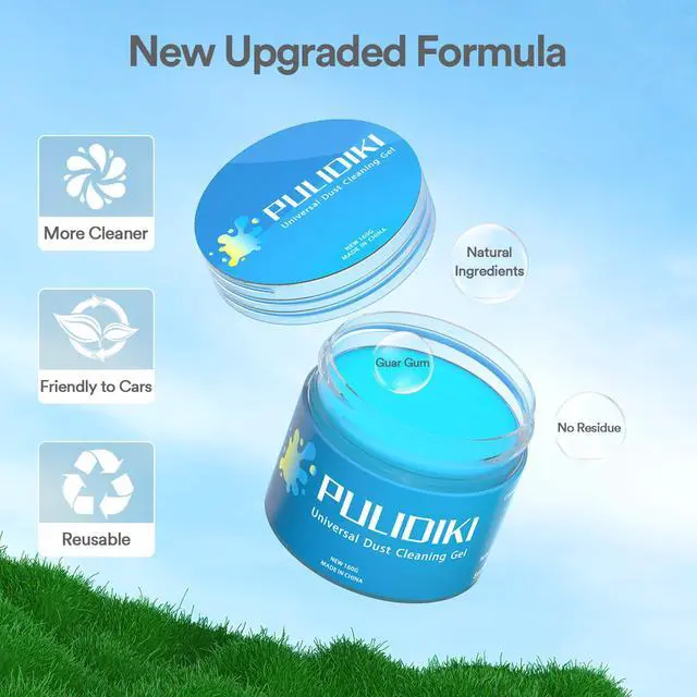 Alt view image 6 of 7 - PULIDIKI Car Cleaning Gel Car Clean Putty, Universal Car Interior Cleaner Slime, Perfect Cleaning Kit Supplies, Auto Detailing Tools Car Accessories, Dust Remover Gifts for Men Women
