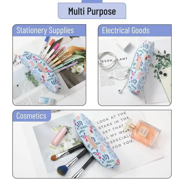 Alt view image 3 of 7 - Mr. Pen- Cute Pencil Case Pouch, Multipurpose Canvas Bible Pencil Pouch
