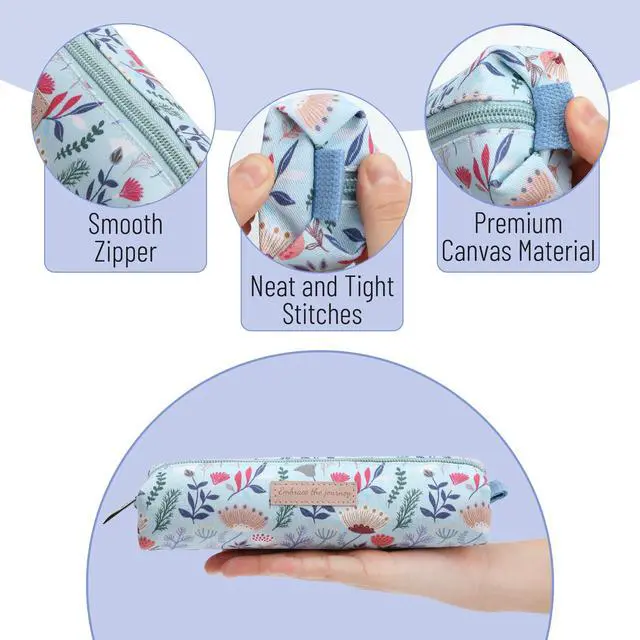 Alt view image 4 of 7 - Mr. Pen- Cute Pencil Case Pouch, Multipurpose Canvas Bible Pencil Pouch
