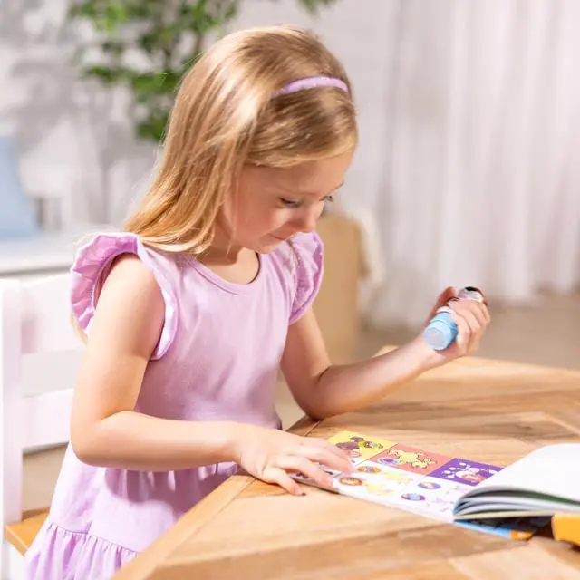 Alt view image 5 of 7 - Melissa & Doug Sticker Wow! 24-Page Activity Pad and Sticker Stamper, 300 Stickers, Arts and Crafts Fidget Toy Collectible Character Dog - for Kids Ages 3+ - FSC Certified