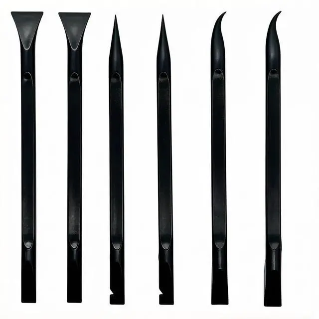 Main image of Car Detailing Tools Scraper Small Plastic Scraper Tool, in Narrow Spaces and Gaps, Perfect for Removing Oil Stains, Labels, Dirt, Cleaning Car Interior Details(6Pcs scrapers)