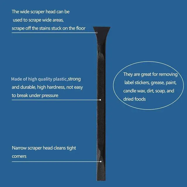 Alt view image 7 of 7 - Car Detailing Tools Scraper Small Plastic Scraper Tool, in Narrow Spaces and Gaps, Perfect for Removing Oil Stains, Labels, Dirt, Cleaning Car Interior Details(6Pcs scrapers)