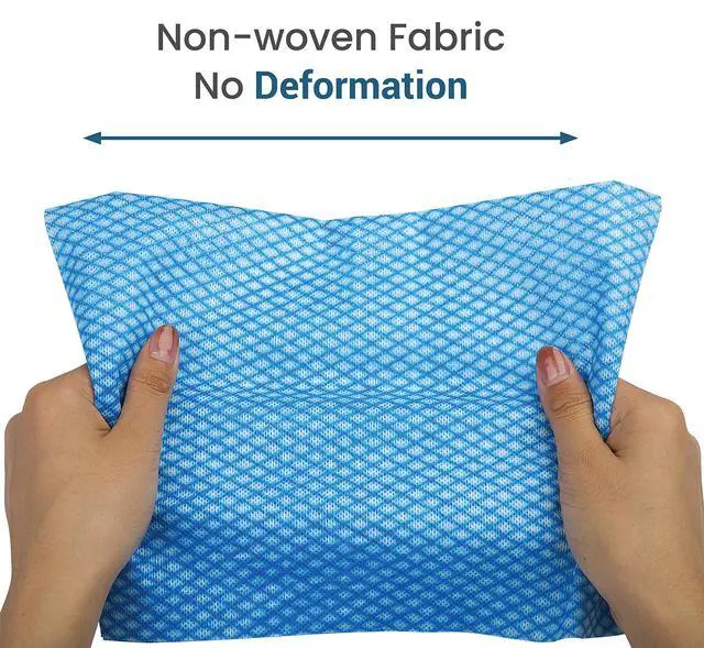 Alt view image 2 of 7 - SCRUBIT Reusable Cleaning Wipes, Handy Wipes for Kitchen and Office - Dish Cloths for Washing Dishes - Multi Purpose Disposable Cleaning Towels (12 x 20 in) 72 Pack (Blue)