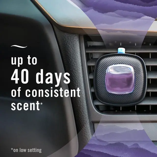 Alt view image 4 of 7 - Febreze Car Mountain Scent Air Freshener Vent Clip,.07 oz,(Pack of 4)