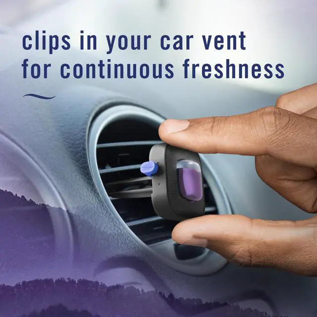 Alt view image 5 of 7 - Febreze Car Mountain Scent Air Freshener Vent Clip,.07 oz,(Pack of 4)