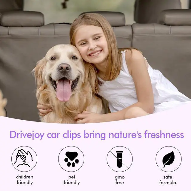 Alt view image 3 of 6 - Car Air Freshener Vent Clips, 12 Pack, 6 Vanilla, 6 Lavender, Provides Long-Lasting Scent, Up to 360 Days, Car Fresheners