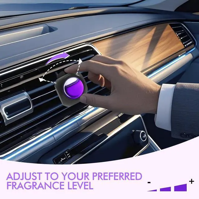 Alt view image 5 of 6 - Car Air Freshener Vent Clips, 12 Pack, 6 Vanilla, 6 Lavender, Provides Long-Lasting Scent, Up to 360 Days, Car Fresheners