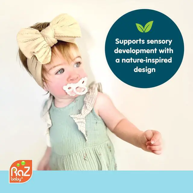 Alt view image 3 of 7 - RaZbaby RaZberry Silicone Baby Teether Toy - Berrybumps Soothe Babies Sore Gums - Infant Teething Toy - Hands Free Design - BPA Free - Easy-to-Hold Design - Teething Relief Pacifier - Fruit Shape/Red