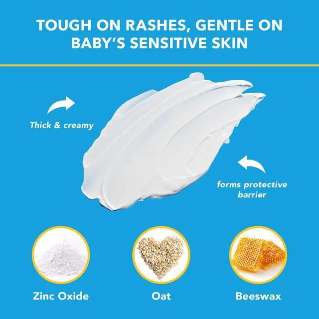 Alt view image 3 of 4 - Triple Paste Diaper Rash Cream, Hypoallergenic Medicated Ointment for Babies, 2 oz, Multi, (SU-001) (Packaging May Vary)