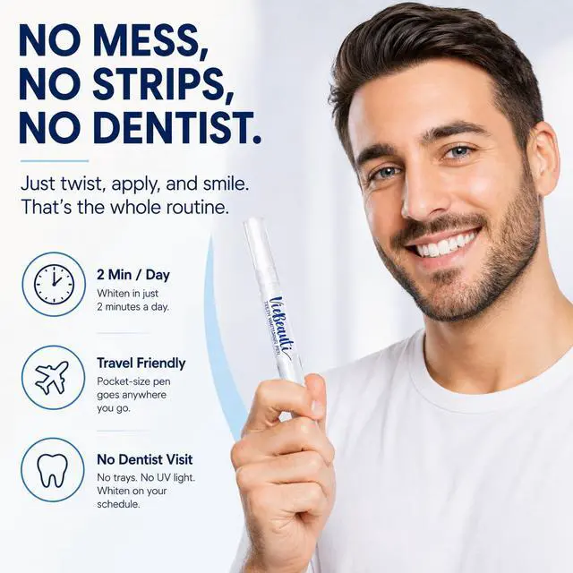 Alt view image 6 of 7 - VieBeauti Teeth Whitening Pen Kit, 35% Carbamide Peroxide Gel, 5 Pack