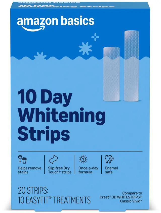 Main image of 10 Day Teeth Whitening Strips Kit, 10 Treatments, 1-Pack, Packaging May Vary