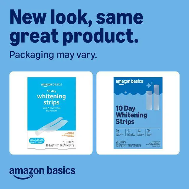 Alt view image 2 of 7 - 10 Day Teeth Whitening Strips Kit, 10 Treatments, 1-Pack, Packaging May Vary