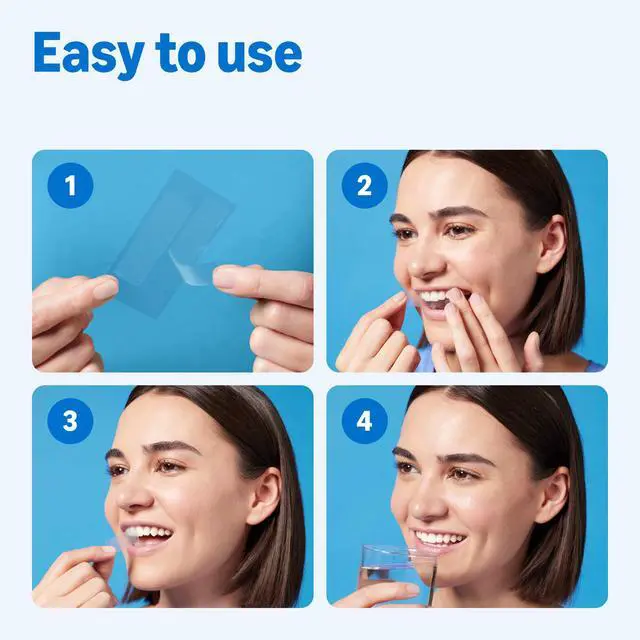 Alt view image 7 of 7 - 10 Day Teeth Whitening Strips Kit, 10 Treatments, 1-Pack, Packaging May Vary