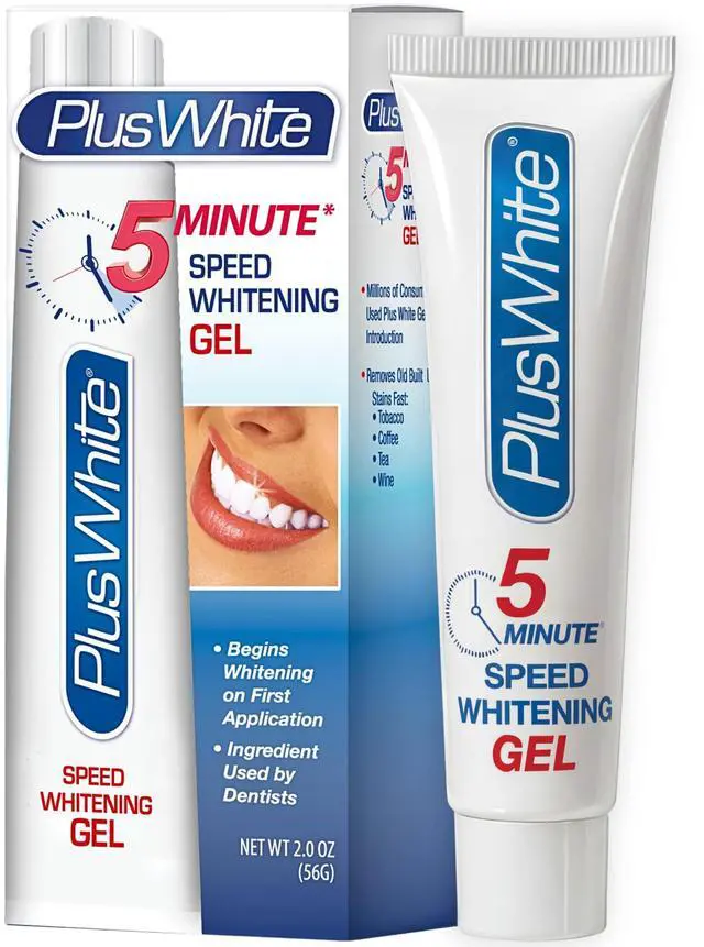 Main image of Plus White Speed Whitening Gel - Works in 5 Minutes - Professional Teeth Whitening w/Dentist Approved Ingredient (2 oz)