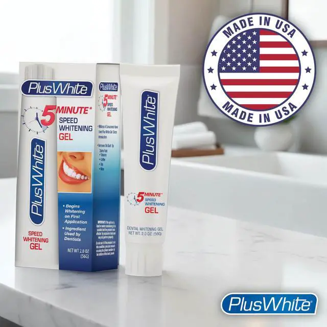 Alt view image 7 of 7 - Plus White Speed Whitening Gel - Works in 5 Minutes - Professional Teeth Whitening w/Dentist Approved Ingredient (2 oz)