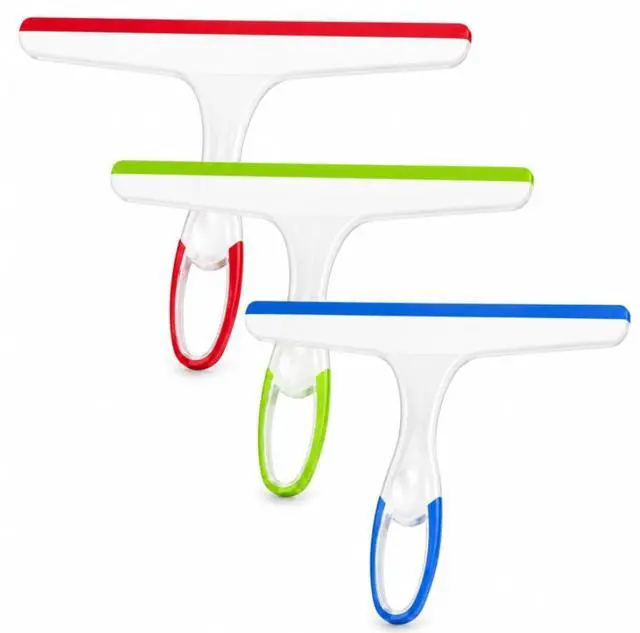 Main image of Shower Squeegee for Glass Doors, 3pcs Bathroom Squeegee for Shower Cleaner Squeegee, Window Cleaning Squeegee Glass Shower Door for Car Window Wiper Mirror Windshield