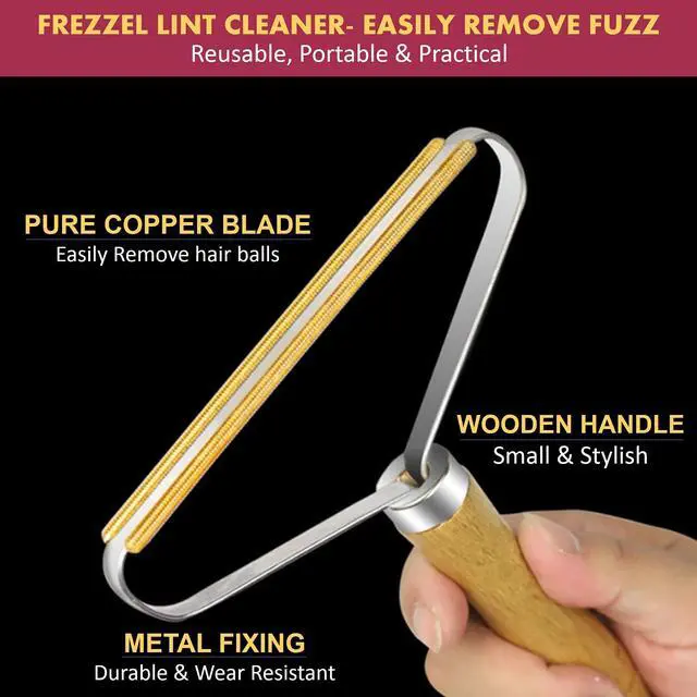 Alt view image 2 of 7 - FREZZEL Pack of 2 Pet Hair Remover, Ultimate Dog and Cat Hair Removal Tool for Couch, Carpet, Car Upholstery, Rugs, Clothes and Cashmere Coats - Proven Effectiveness with Every Swipe!