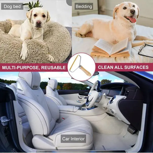 Alt view image 7 of 7 - FREZZEL Pack of 2 Pet Hair Remover, Ultimate Dog and Cat Hair Removal Tool for Couch, Carpet, Car Upholstery, Rugs, Clothes and Cashmere Coats - Proven Effectiveness with Every Swipe!