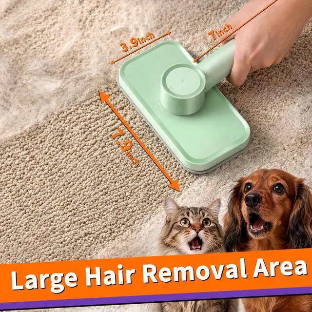 Alt view image 7 of 7 - Pet Hair Remover Reusable Lint Remover for Dog and Cat Hair Electrostatic Lint Brush Magic Pet Hair Removal Tool for Clothes, Couch, Carpet, Car, Rugs, Bedding, Fabric Furniture