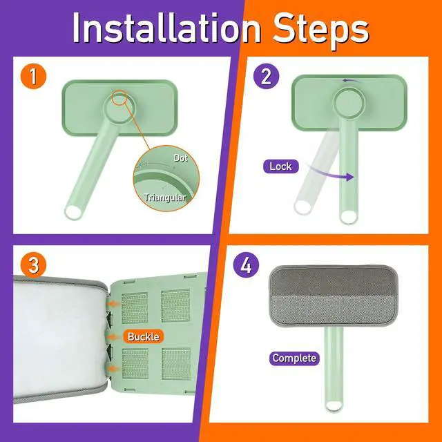 Alt view image 6 of 7 - Pet Hair Remover Reusable Lint Remover for Dog and Cat Hair Electrostatic Lint Brush Magic Pet Hair Removal Tool for Clothes, Couch, Carpet, Car, Rugs, Bedding, Fabric Furniture
