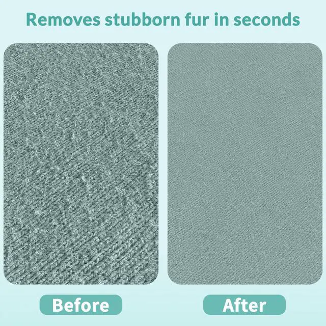 Alt view image 3 of 7 - Deep Cleaner Pro Pet Hair Remover-Special Cat Hair Remover Multi Fabric Edge and Carpet Rake Scraper by LINTPLUS-Dog Hair Remover for Rugs,Couch & Pet Towers-Easy to Every Hair!