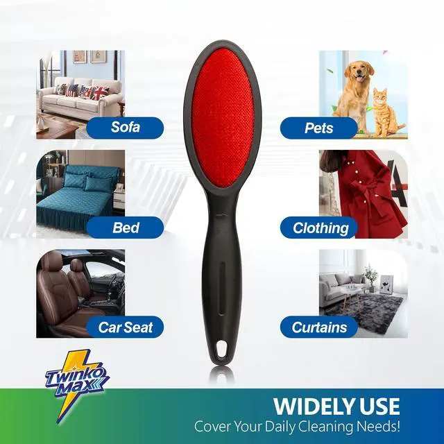 Alt view image 3 of 6 - Twinko Max Lint Brush for Pet Hair, Reusable Lint Remover for Clothes