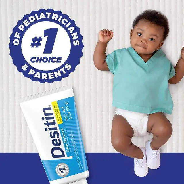 Alt view image 3 of 7 - Desitin Daily Defense Baby Diaper Rash Cream with Zinc Oxide to Treat, Relieve & Prevent diaper rash, Hypoallergenic, Dye-, Phthalate- & Paraben-Free, 4.8 oz