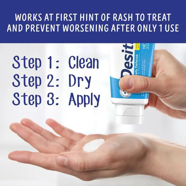 Alt view image 7 of 7 - Desitin Daily Defense Baby Diaper Rash Cream with Zinc Oxide to Treat, Relieve & Prevent diaper rash, Hypoallergenic, Dye-, Phthalate- & Paraben-Free, 4.8 oz