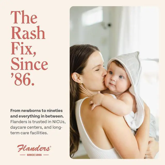 Alt view image 3 of 7 - Flanders Buttocks Ointment Zinc Oxide Diaper Rash Cream, 4oz Tube, Thick Barrier Paste for Baby & Adult Skin, Heat Rash, Chafing & Irritation Relief