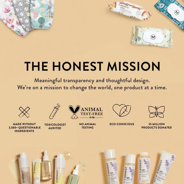 Alt view image 7 of 7 - The Honest Company Hypoallergenic Diaper Rash Cream, Moisturizing, Calming Zinc Oxide Ointment, NEA Recognized Cruelty-Free, 2.5 oz