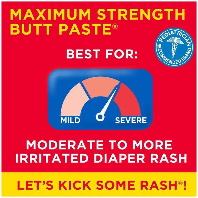 Alt view image 3 of 7 - Boudreauxs Butt Paste Max Strength Diaper Rash Cream for Baby, Ointment With Zinc Oxide, 14 oz Flip-Top Jar