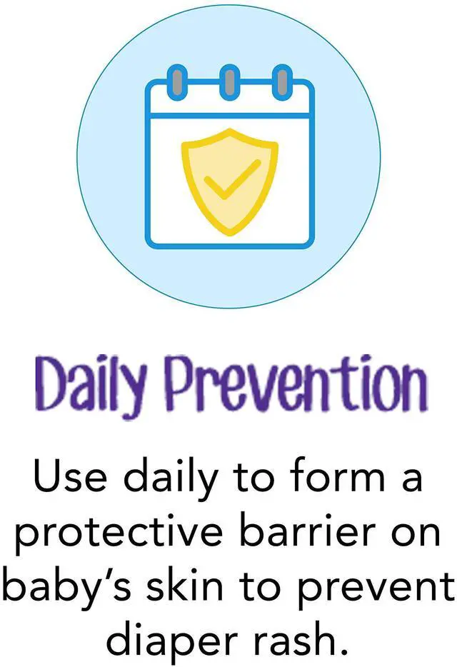 Alt view image 4 of 7 - Desitin Daily Defense Baby Diaper Rash Cream with Zinc Oxide to Treat, Relieve & Prevent diaper rash, Hypoallergenic, Dye-, Phthalate- & Paraben-Free, 4 oz