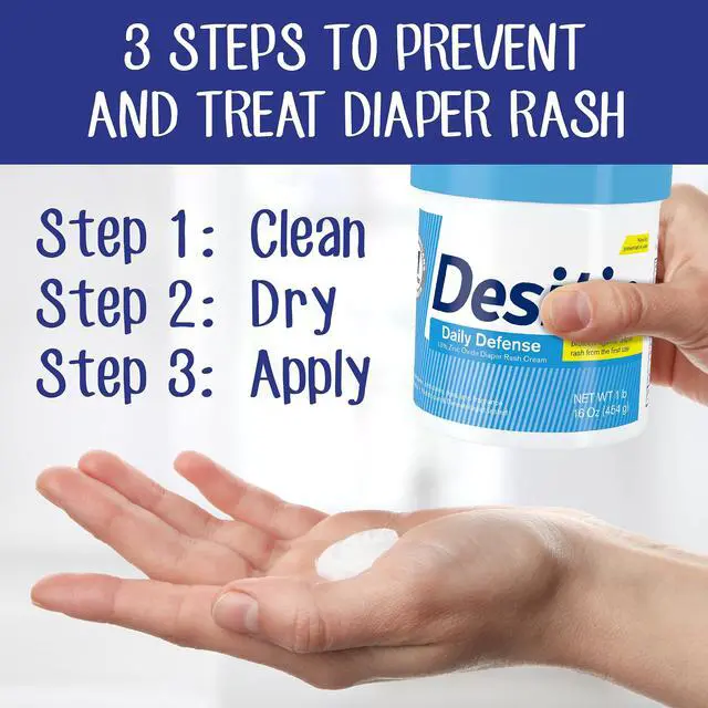 Alt view image 4 of 7 - Desitin Daily Defense Baby Diaper Rash Cream with 13% Zinc Oxide, Barrier Cream to Treat, Relieve & Prevent Diaper Rash, Hypoallergenic, Dye-, Phthalate- & Paraben-Free, 16 oz