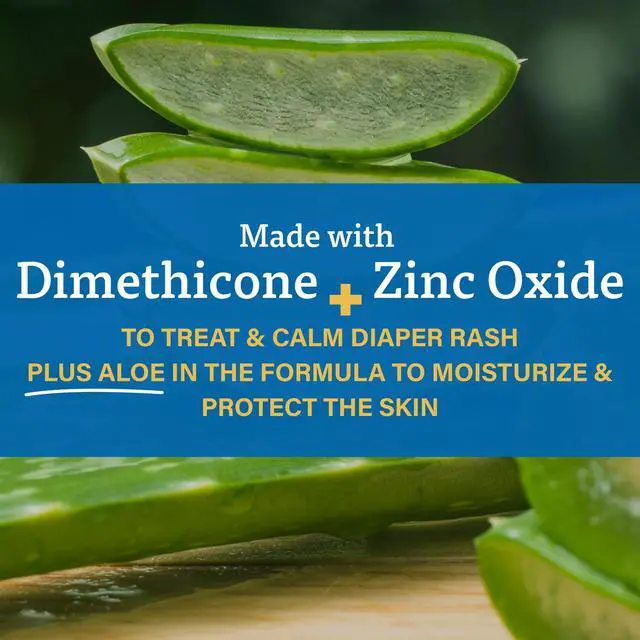 Alt view image 4 of 6 - A+D Zinc Oxide Diaper Rash Treatment Cream, Dimethicone 1%, Zinc Oxide 10%, Easy Spreading Baby Rash Cream, 4 Ounce Tube (Packaging May Vary)