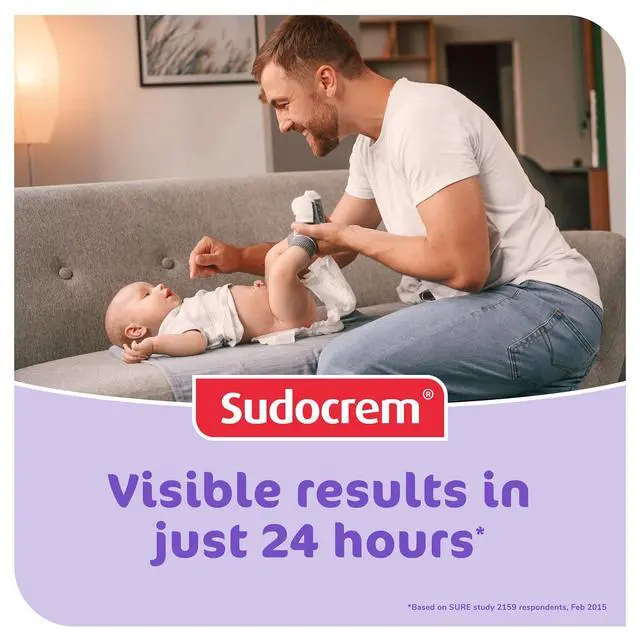Alt view image 4 of 7 - Sudocrem Diaper Rash Cream for Babies, Triple Action Zinc Oxide Baby Rash Cream, Soothing Skin Protectant for Diaper Care & Baby Skin, 14oz (400g)