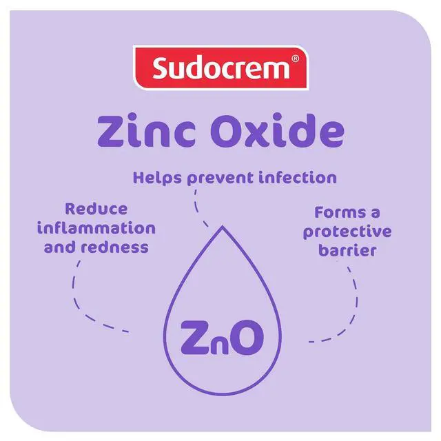 Alt view image 6 of 7 - Sudocrem Diaper Rash Cream for Babies, Triple Action Zinc Oxide Baby Rash Cream, Soothing Skin Protectant for Diaper Care & Baby Skin, 14oz (400g)