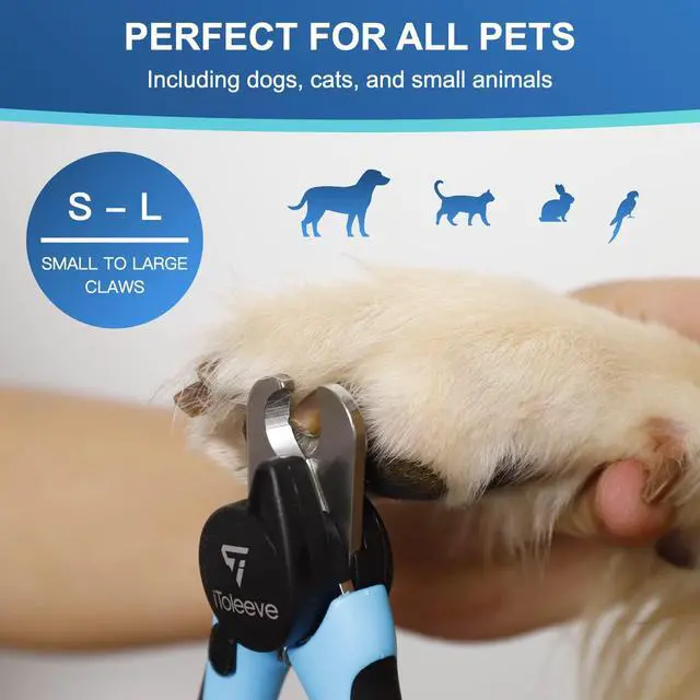 Alt view image 5 of 7 - iToleeve LED Dog Nail Clipper with Light, Illuminates Nails or Bloodline for Safe and Easy Trimmers, Extra Sharp for Thick Nails, Quick Sensor, Avoid Over Cutting Toenail, for Cats & Dogs