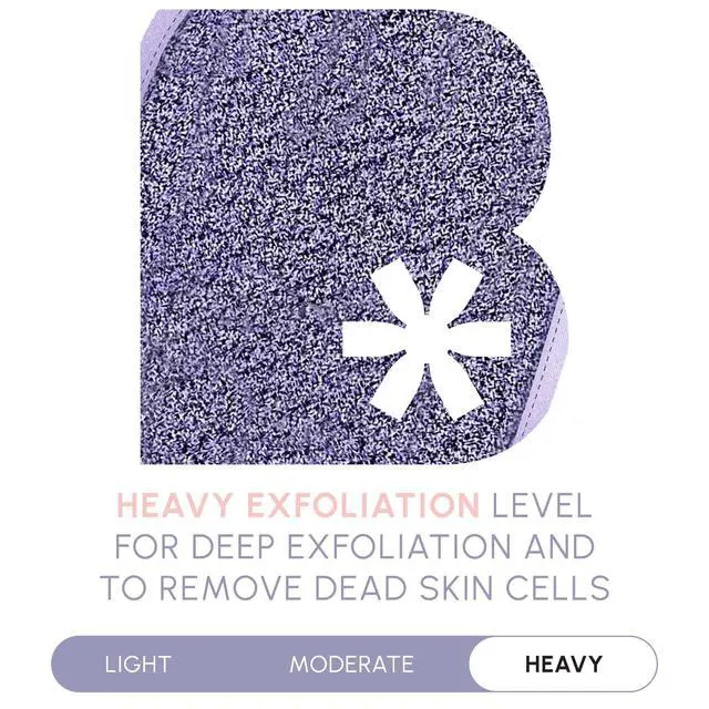Alt view image 2 of 3 - Brooklyn Botany Exfoliating Mitt for Bath and Shower Heavy Duty Exfoliating Body Scrubber for Massage and Dead Skin Remover for Body 1 Mitt