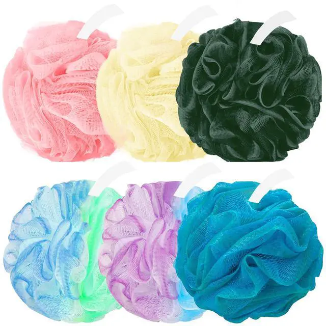 Main image of Amazerbst loofah,6 Pack Shower loofah loofah Sponge,Bath Sponge Body Scrubber for Women and Men