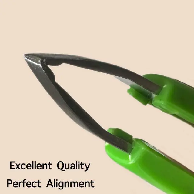 Alt view image 3 of 5 - Comfort Hold Ergonomic Slanted Tip Multipurpose Stainless Steel Non-Slip Sure Grip Precision Splinter Facial Hair Removal Eyebrow Tweezers Men Women Arthritis Hands