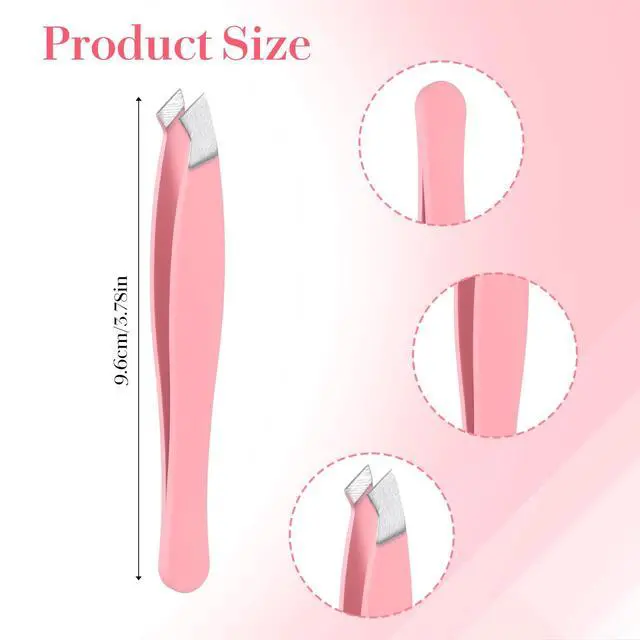 Alt view image 2 of 7 - 4Pcs Mini Tweezers for Women Facial Hair Eyebrows, Small Precision Tweezers Hair Eyebrow Tweezer for Women Men Facial Hairs Plucking Removal