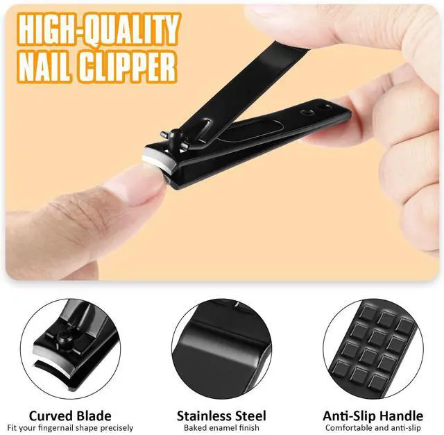 Alt view image 5 of 7 - Yougai Tweezers Set,9 Pcs Professional Stainless Steel Tweezer Kit-Great Precision Eyebrow Tweezers for Ingrown Facial Hair with Leather Travel Case as Stocking Stuffing Gifts